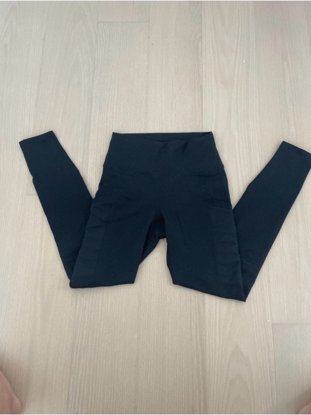 Fabletics Black Kids High-Waist Performance Leggings